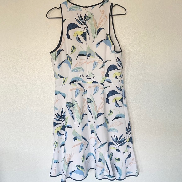 Floral Ruffle Wrap Racerback Dress - Picture 4 of 8